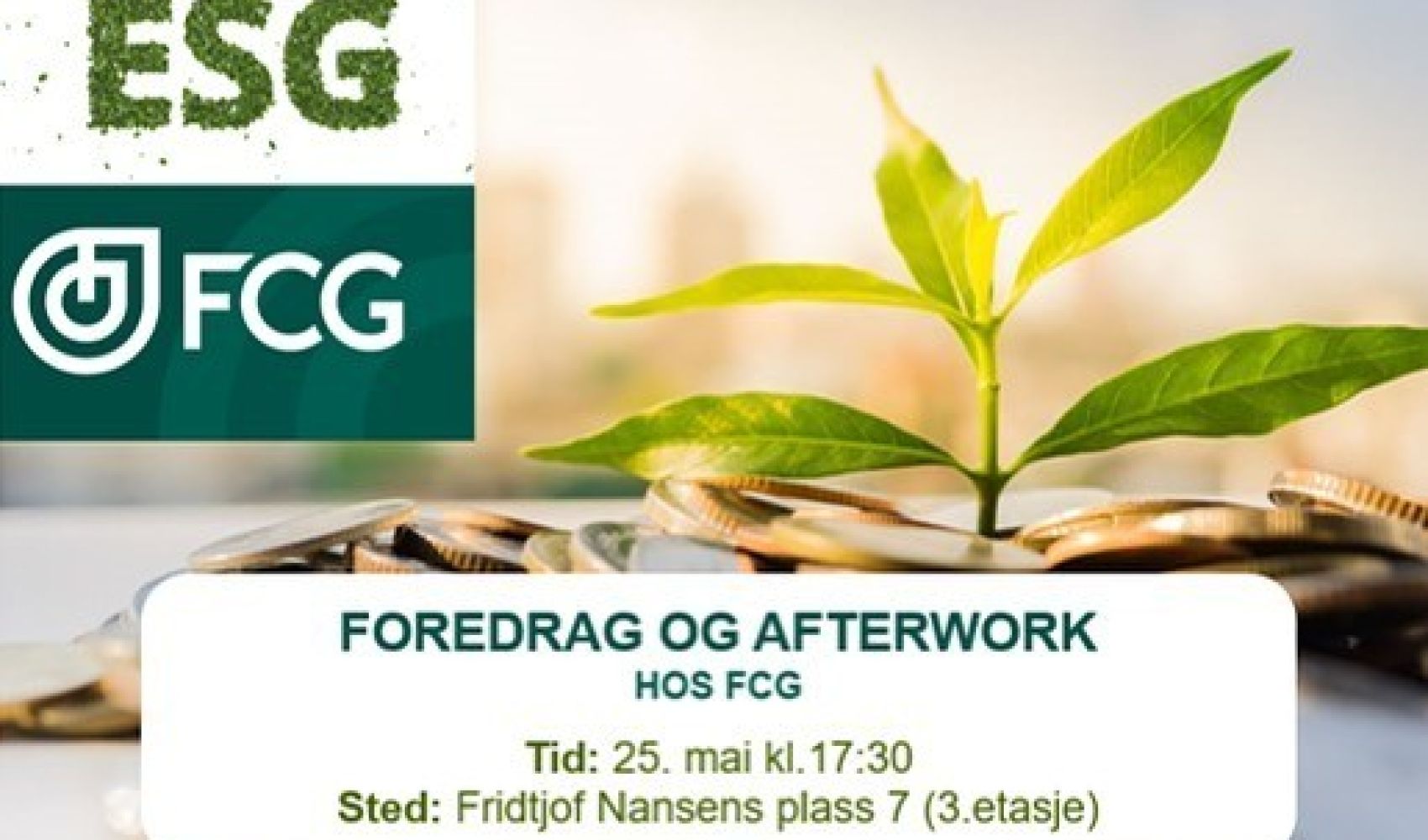 Foredrag og After Work hos FCG