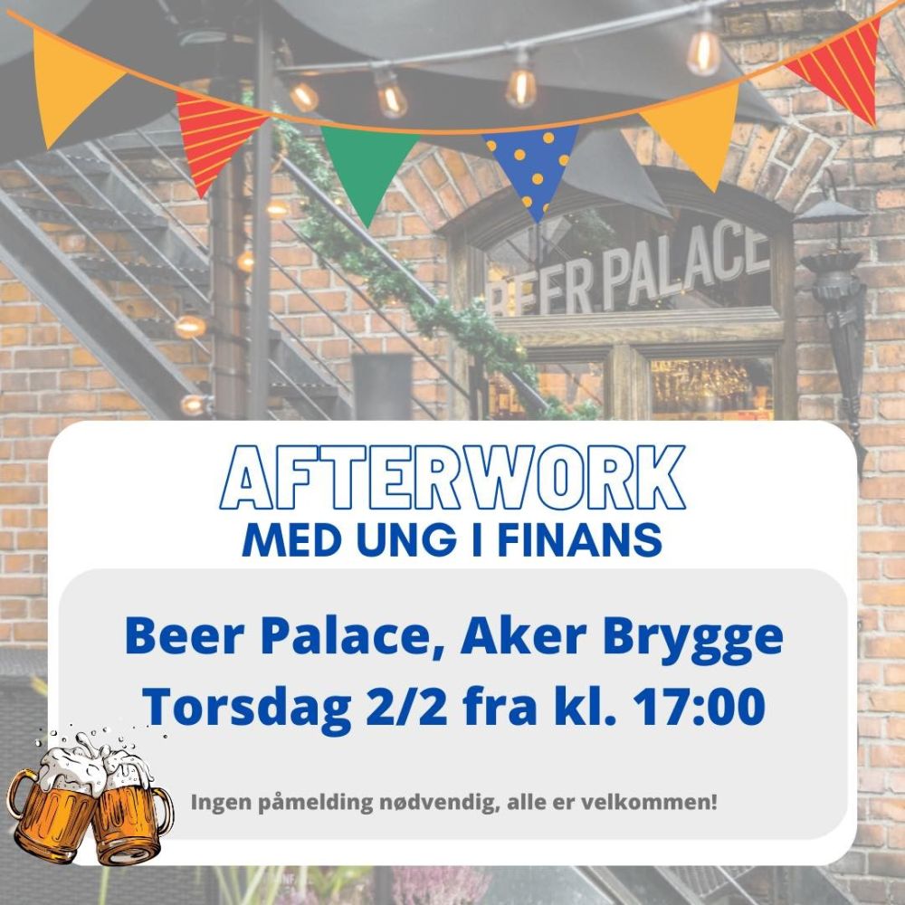 Afterwork med UiF på Beer Palace