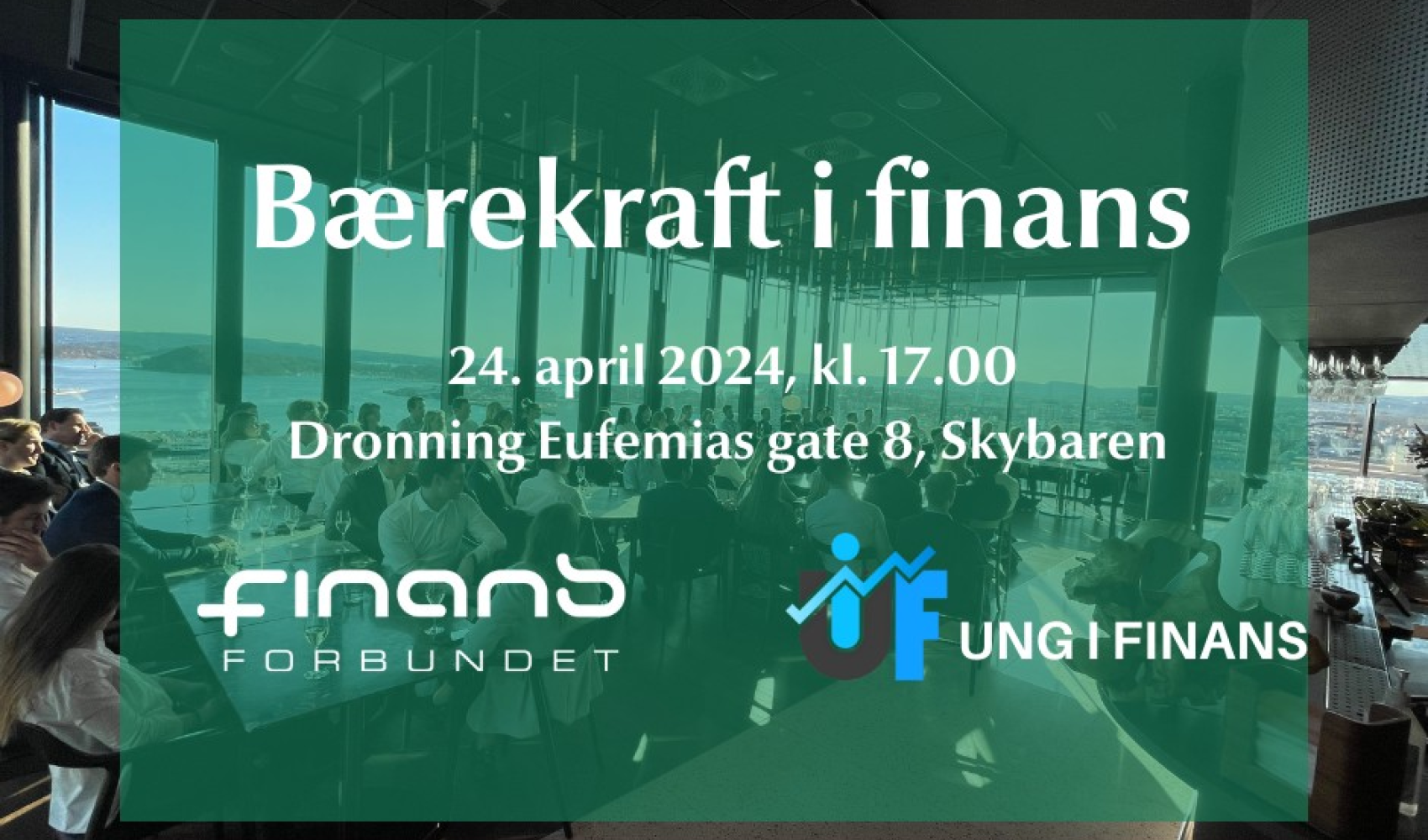 Finansforbundet x UiF: Bærekraft i finans